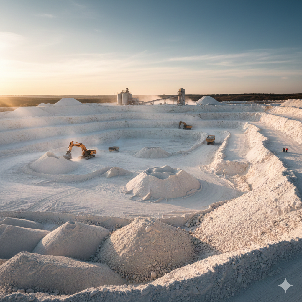 0-10 mm Kaolen: Çok Amaçlı Endüstriyel Hammadde (Seramik, Dolgu ve Kaplama Uygulamaları İçin)